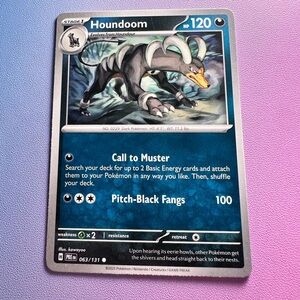 houndoom - 063/131 (common) — pokemon: prismatic evolutions